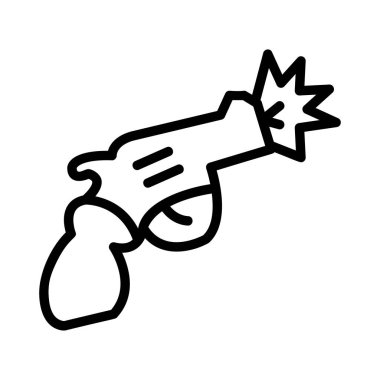 tabanca tabanca silah vektör çizim 