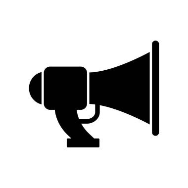 hoparlör megafon yüksek sesle vektör çizim 