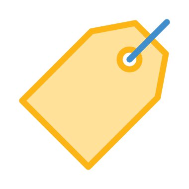 etiketi düz stil simgesi alışveriş, illüstrasyon vektör 