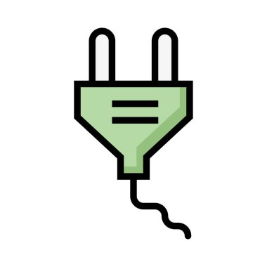 Adaptör Elektrik eklenti vektör çizim 