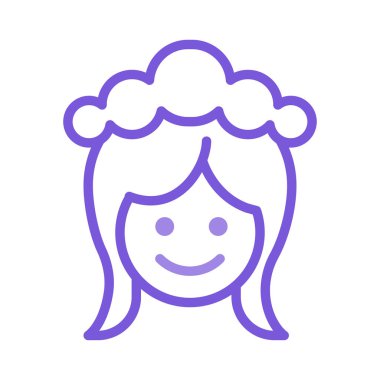 Gelin Kraliçe kız vektör çizim 