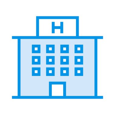 Otel vektör çizim apartman binası 