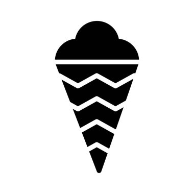 krem buz simge vektör çizim 