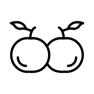 turuncu meyve gıda vektör çizim 