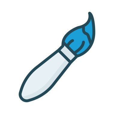 fırça boya renk vektör çizim 