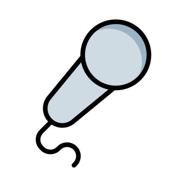 mikrofon hoparlör mikrofon vektör çizim 