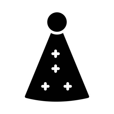 şapka parti şapkası vektör çizim 