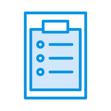 Pano listesi belge vektör çizim 