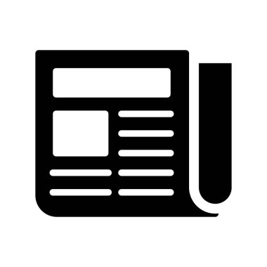 haber kağıt basın vektör çizim 