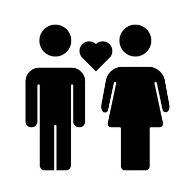 Romantizm vektör çizim çift tr 