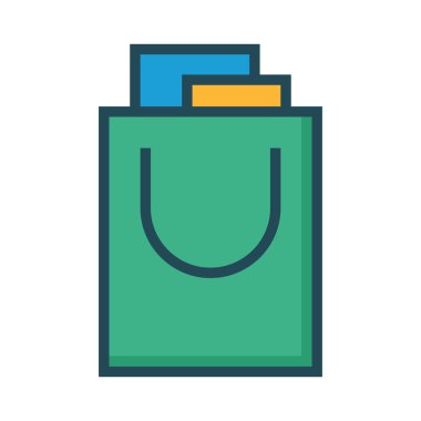 satın alma vektör çizim alışveriş çantası 