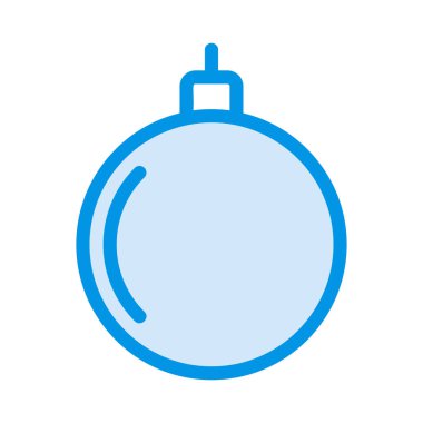 Noel dekoratif biblo düz stil ikonu, vektör çizim 