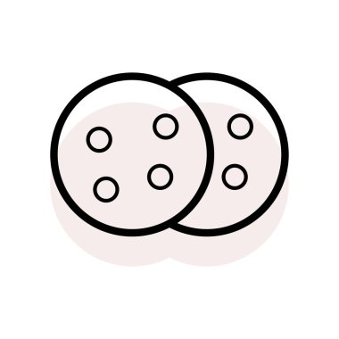 kurabiye bisküvi tatlı vektör çizim 