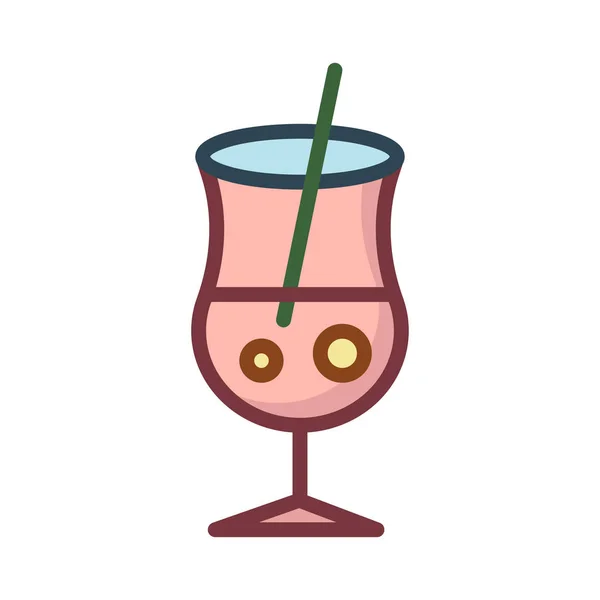 Sap Drinken Frisdrank Vectorillustratie — Stockvector