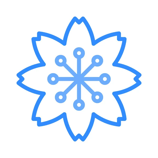 美しい花のフラット スタイルのアイコン ベクトル図 — ストックベクタ