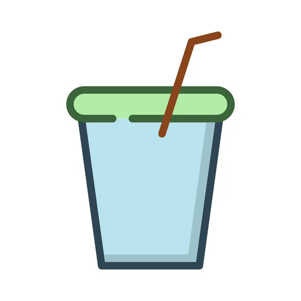 Jugo Bebida Bebida Vector Ilustración — Archivo Imágenes Vectoriales