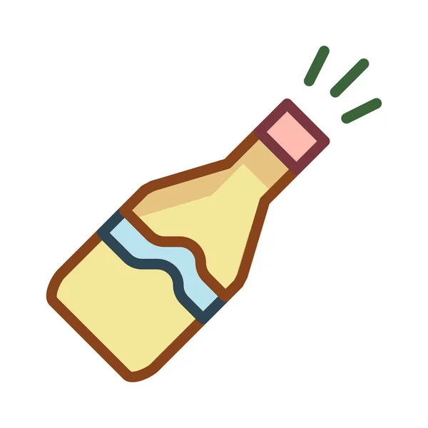 シャンパン パーティーお祝いベクトル図 — ストックベクタ