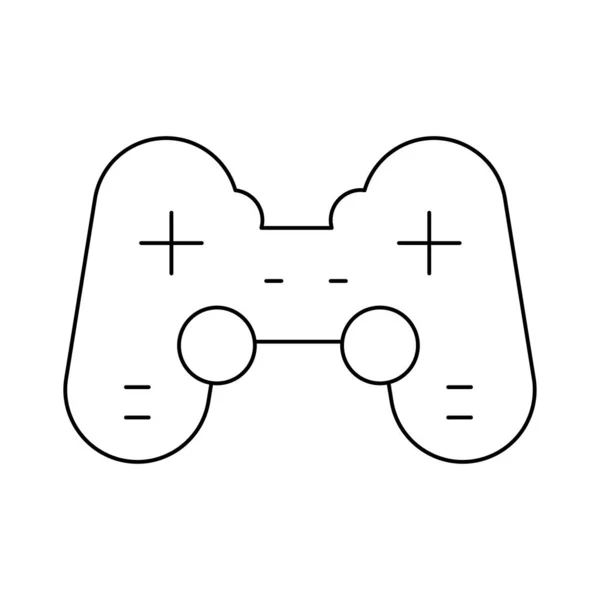 Console Jeu Illustration Vectorielle Gadget — Image vectorielle