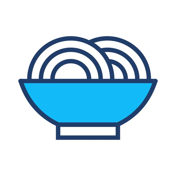 面条碗食物向量例证 — 图库矢量图片
