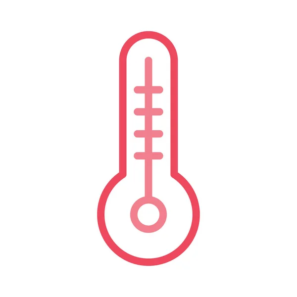 Termómetro Temperatura Clima Vetor Ilustração —  Vetores de Stock