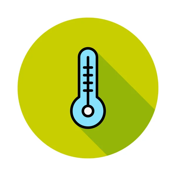 Termometre Sıcaklık Iklim Vektör Çizim — Stok Vektör