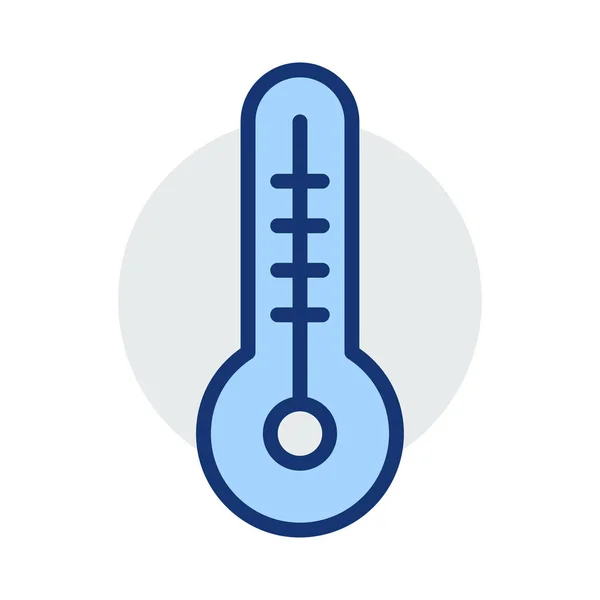 Termometro Temperatura Clima Vettoriale Illustrazione — Vettoriale Stock