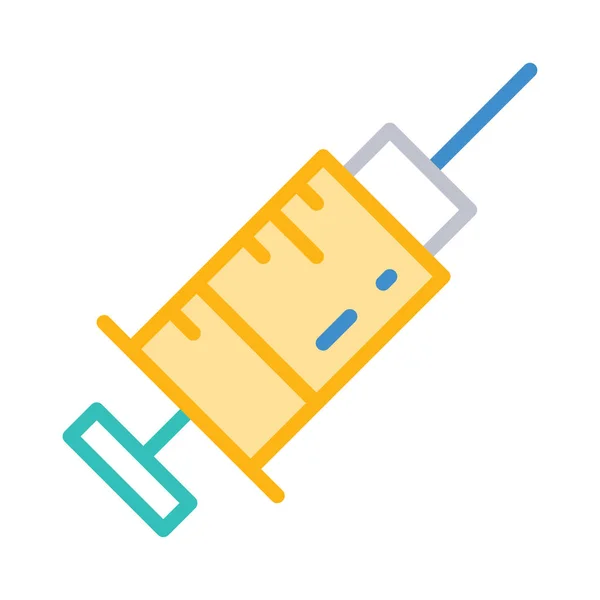 Injection Syringe Needle Vector Illustration — Stock Vector