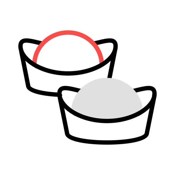 Cupcake Muffin Paj Vektorillustration — Stock vektor