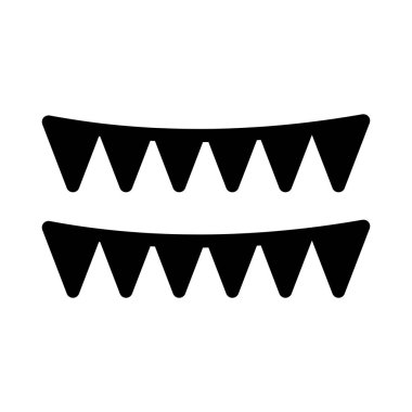 Karnaval kiraz kuşu süslemeleri düz stil ikonu, vektör çizim  