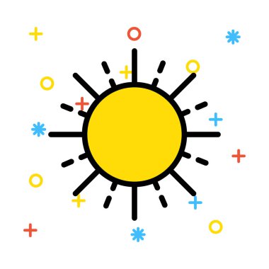 Web renkli vektör simgesi