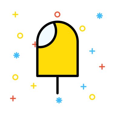 Web renkli vektör simgesi