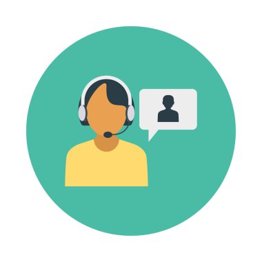 Destek Hizmetleri kabarcık vektör çizim 