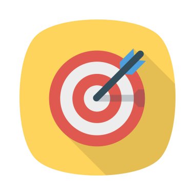 hedef hedef odak vektör çizim 