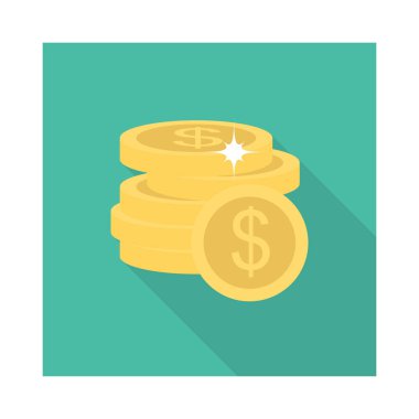 dolar sikke vektör çizim kazanç 