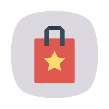 vektör çizim alışveriş çantası favori 