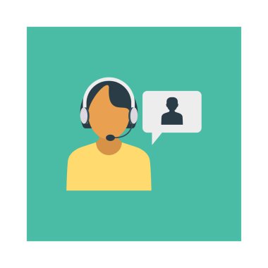 Destek Hizmetleri kabarcık vektör çizim 