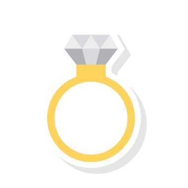 yüzük elmas mücevher vektör çizim 