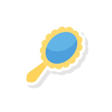 Ayna yansıtan Alışveriş vektör çizim 