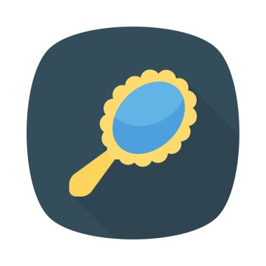 Ayna yansıtan Alışveriş vektör çizim 