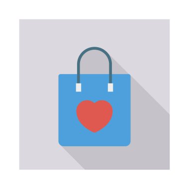 favori çanta aşk vektör çizim 