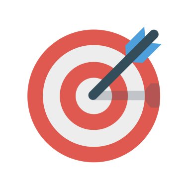 hedef hedef odak vektör çizim 