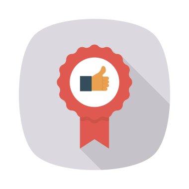 Rozetini geri bildirim madalya vektör çizim 