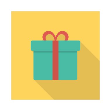 Mevcut kutusunu düz stil ikonu, vektör çizim