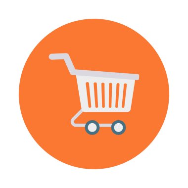 vektör çizim alışveriş sepeti arabası 