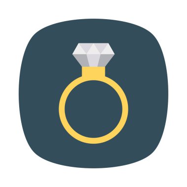 yüzük elmas mücevher vektör çizim 