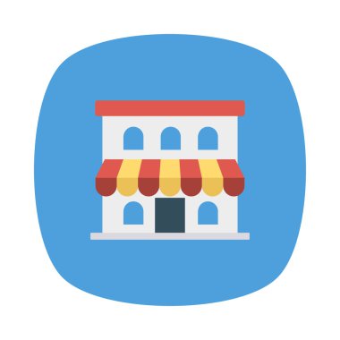 Dükkanı Pazar vektör çizim depolamak 