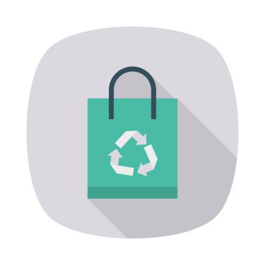 alışveriş çantası geri yükleme vektör çizim 