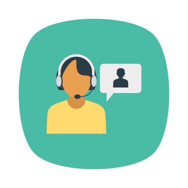 Destek Hizmetleri kabarcık vektör çizim 