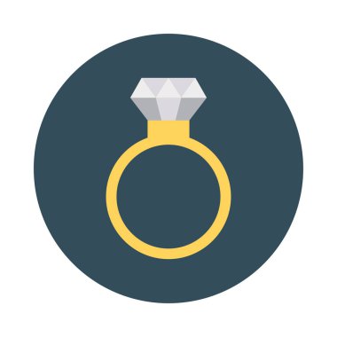 yüzük elmas mücevher vektör çizim 