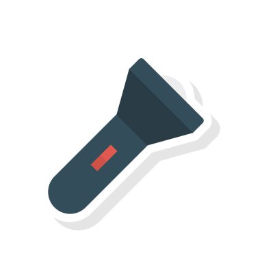 el feneri el feneri elektrik vektör çizim 